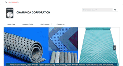 Desktop Screenshot of chamundacorporation.com